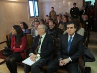 Matas, recibido en la Audiencia Provincial de Palma al grito de "ladrón"