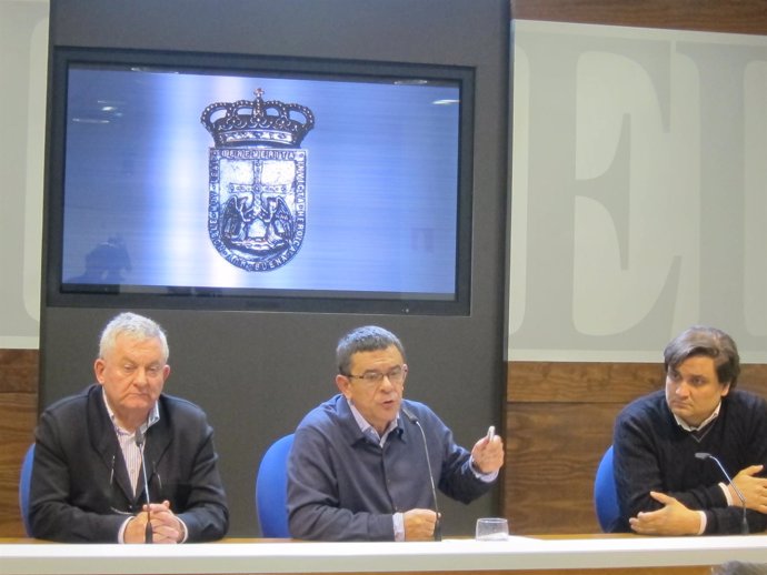 Emilio Huerta, Roberto Sánchez Ramos Y Alejandro Suáres, De IU