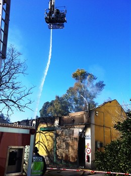 Imagen Del Almacén Calcinado