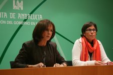 Delegada Del Gobierno Málaga, Remedios Martel, Y Marta Rueda, De Innovación