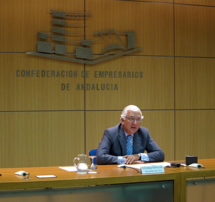 El Presidente De La CEA, Santiago Herrero
