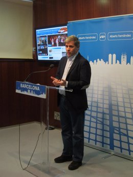 Alberto Fernández Díaz, Líder Del PP En El Ayuntamiento De Barcelona