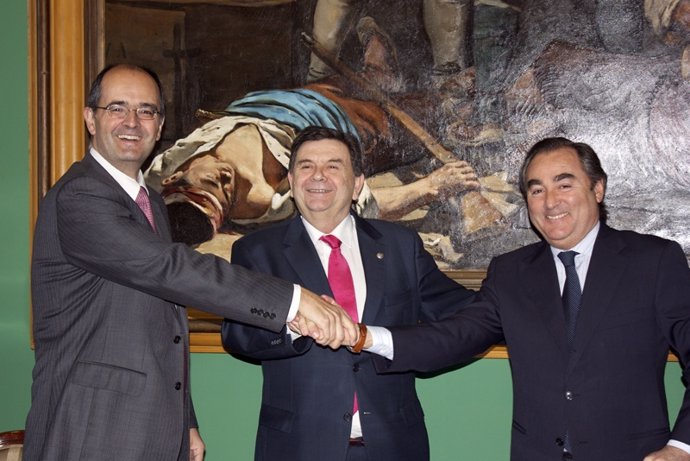 Carlos Pérez Caseiras, Manuel López Pérez Y Luis Nozaleda Arenas