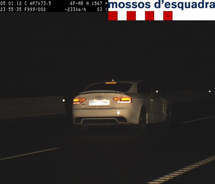 Coche Interceptado En La AP-7