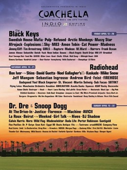 Cartel Del Festival De Coachella En 2012