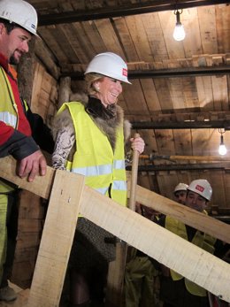 Aguirre Durante Su Visita A Las Obras Del Metro