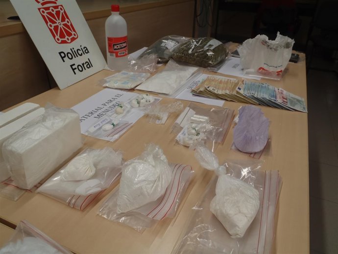 Parte Del Material Incautado Durante La Operación 'Carmín'.