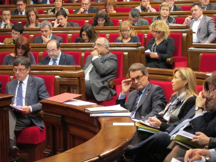 Pleno Del Parlament catalán 