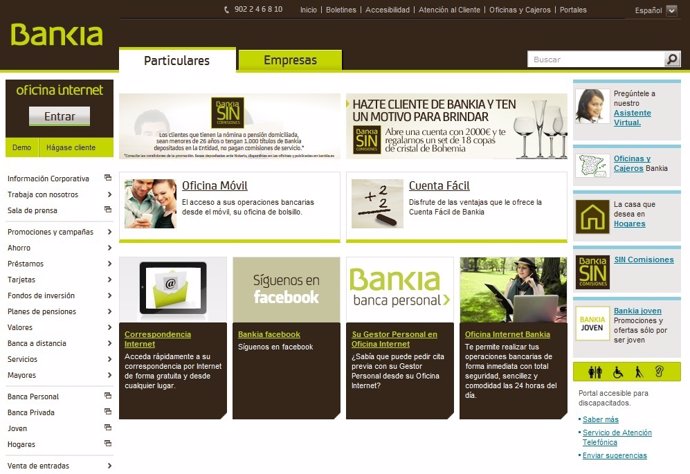 Página Web De Bankia