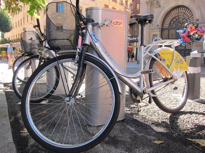 Bicicletas Del Servicio De Préstamo Municipal En Salamanca