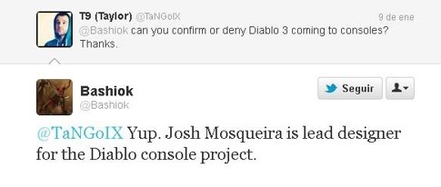 Tuit Del Community Manager De Blizzard Por Twitter De @Bashiok