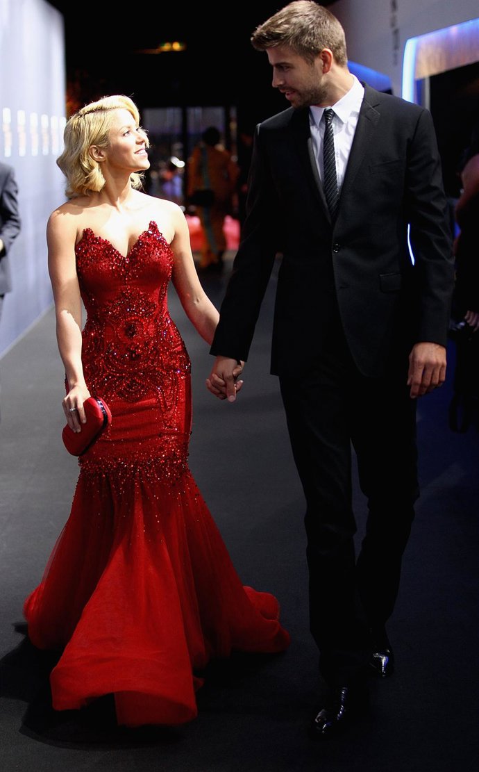 Shakira Y Piqué En La Gala Del Balón De Oro 