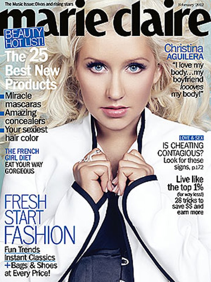 Christina Aguilera En La Portada De 'Marie Claire'