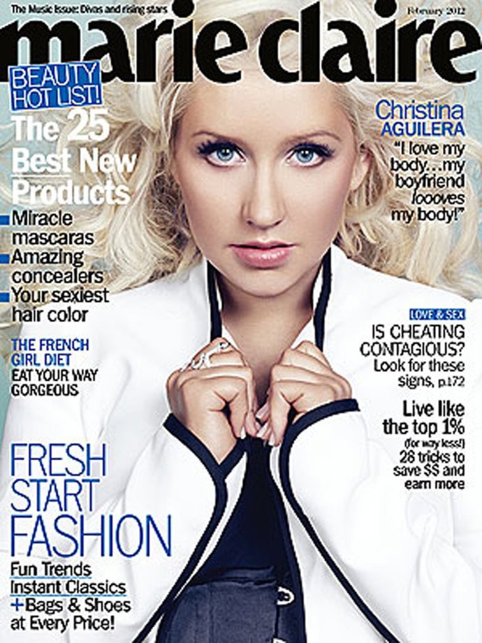 Christina Aguilera En La Portada De 'Marie Claire'