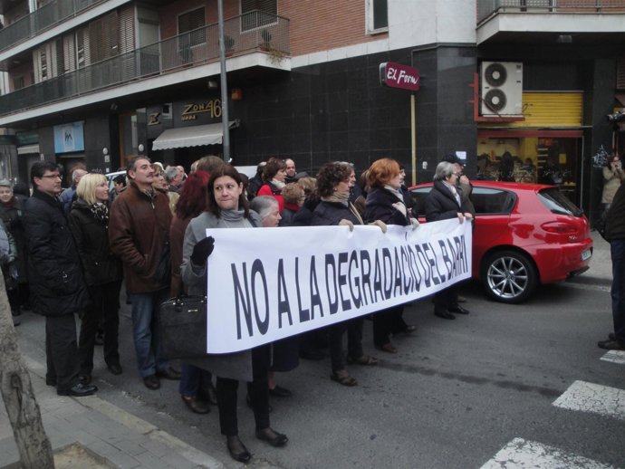 Manifestación Contra Un Templo Evangélico
