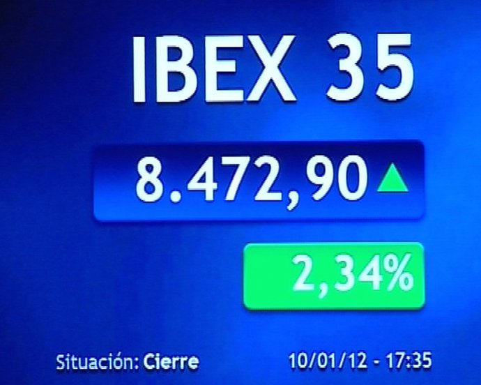 El Ibex suma un 2,34% al cierre de la sesión
