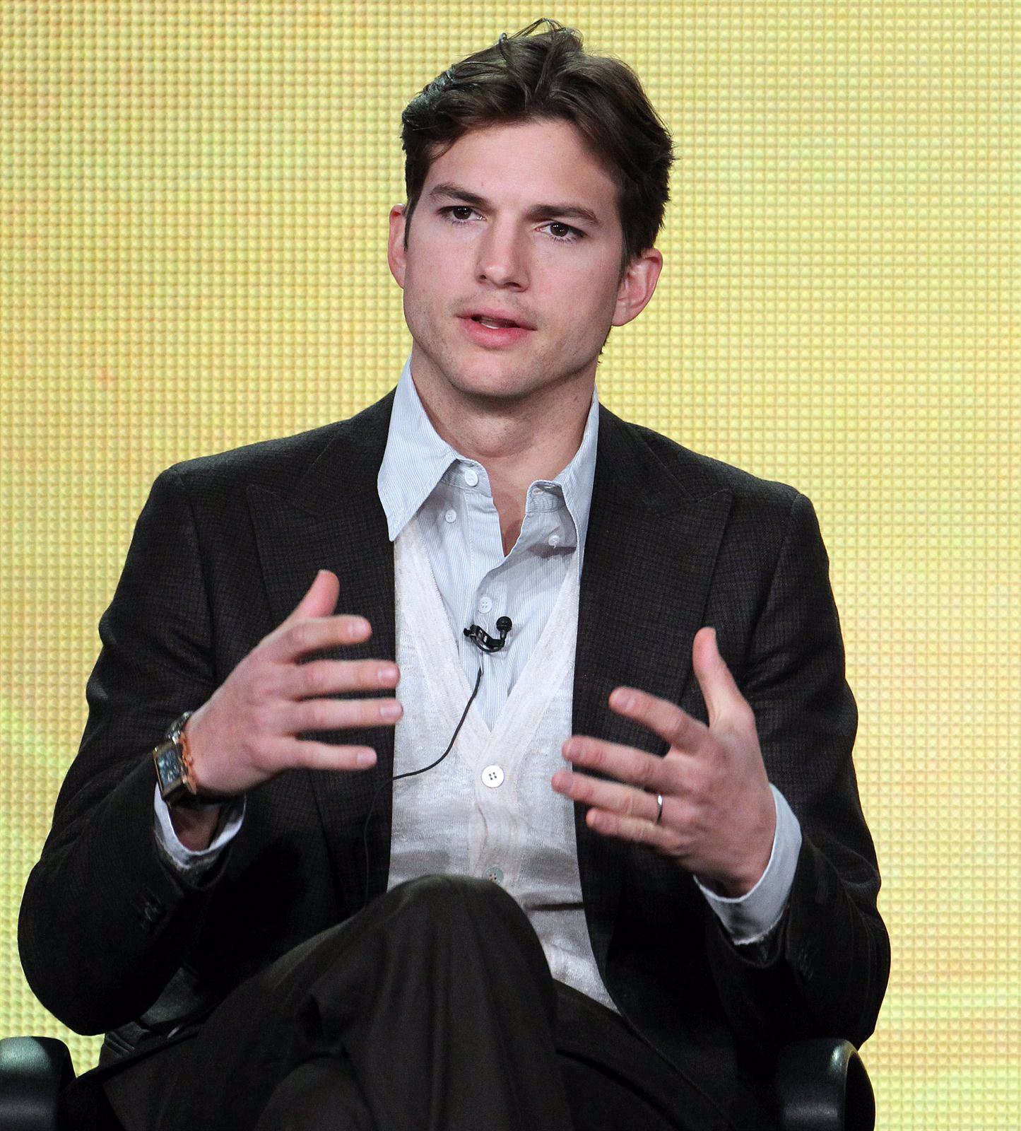 Ashton Kutcher En Un Programa De Televisión