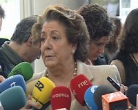 Barberá afirma, preguntada por las conversaciones oídas en el juicio, que es "una cosa absolutamente pasada"