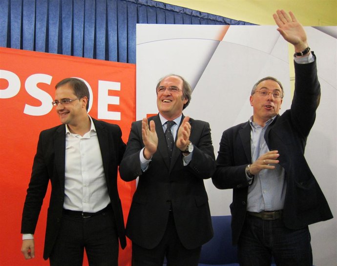 César Luena, Ángel Gabilondo Y Francisco Martínez Aldama, PSOE
