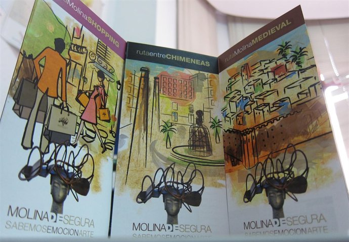 Trípticos De Las Rutas Turísticas De Molina De Segura 'Sabemos Emocionarte'