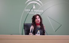 La Consejera De Salud, María Jesús Montero, En Un Momento De La Rueda De Prensa