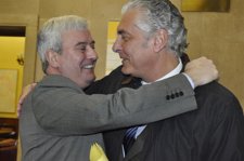 El Delegado Del Gobierno, Gustavo Alcalde, Y El Consejero Antonio Suárez.