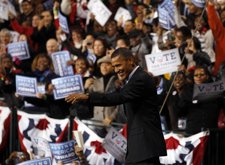 Obama en campaña electoral