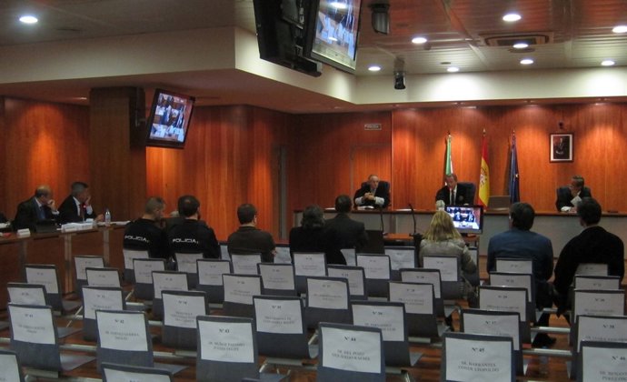 Un Momento De La Vista De Medidas Cautelares Del Caso 'Minutas'