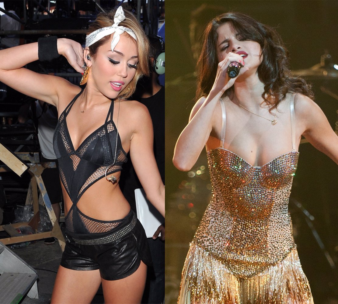 Montaje De Miley Cyrus Y Selena Gomez 