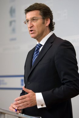 El Presidente Alberto Núñez Feijóo Tras El Consello De La Xunta