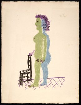 La Obra De Picasso 'Desnudo Con Silla'