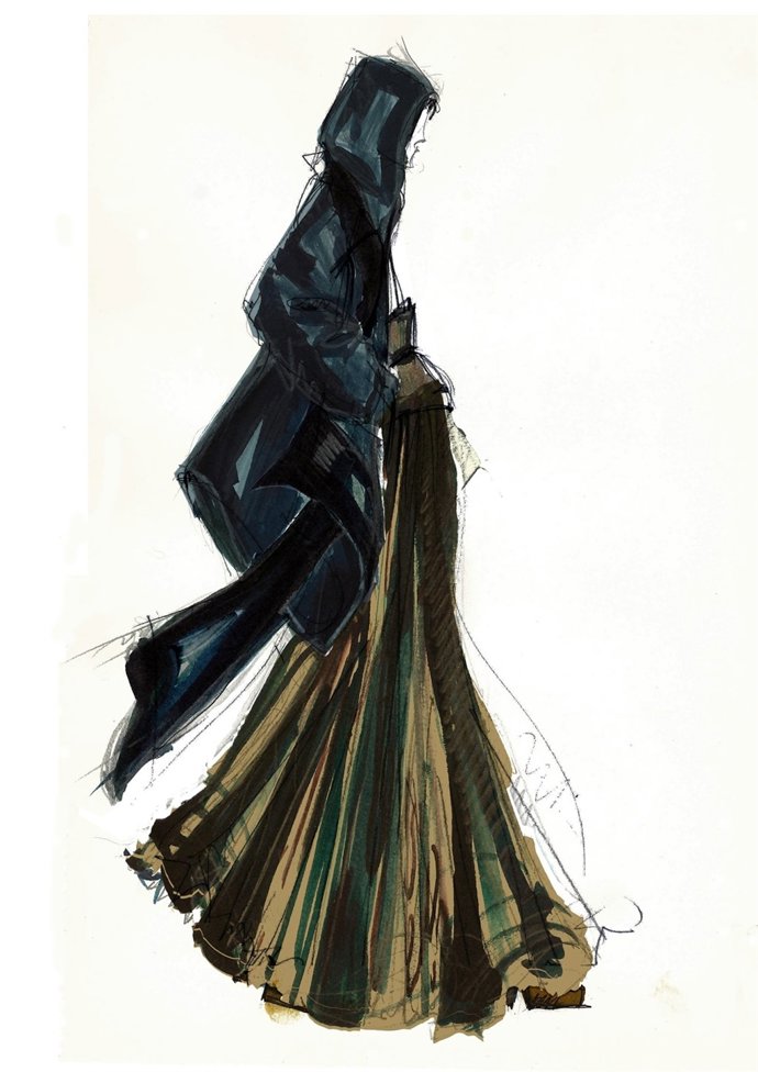 Boceto De La Nueva Colección De Jesús Del Pozo Para Mercedes-Benz Fashion Week 
