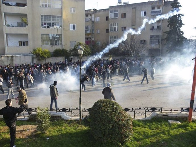 Manifestación Contra El Gobierno En Siria