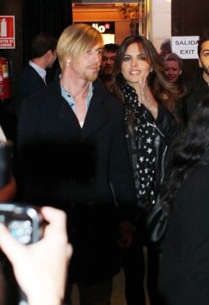 Romina Belluscio Y Guti Entrando A Un Concierto