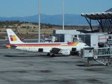 Avión De Iberia En Barajas