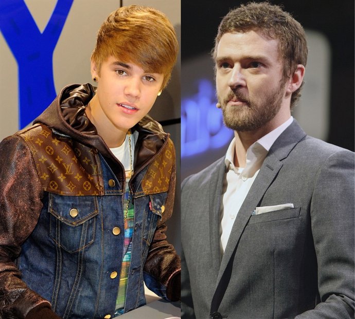Montaje De Justin Bieber Y Justin Timberlake 