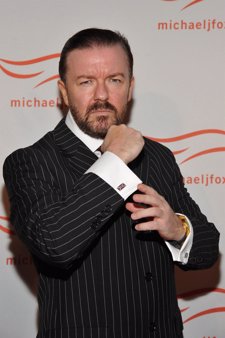 El Actor Británico Ricky Gervais 