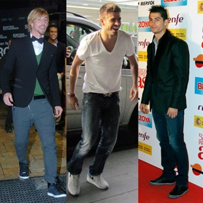 Guti, Piqué Y Cristiano Ronaldo 