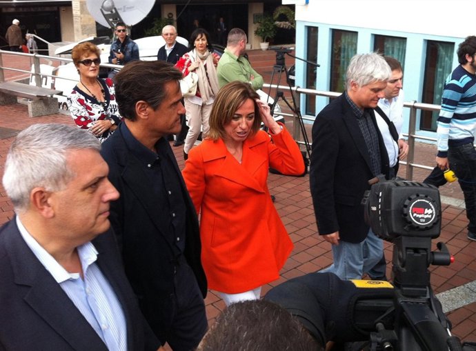 La Candidata A Secretaria General Del PSOE, Carmen Chacón