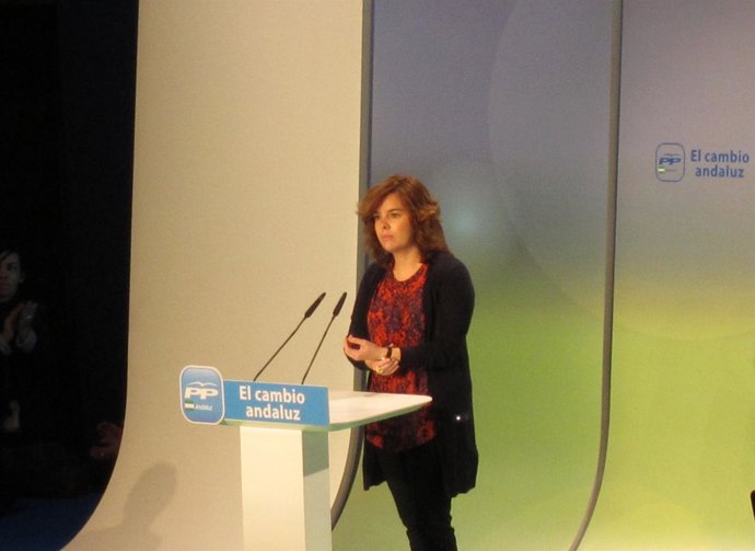 La Vicepresidenta Del Gobierno, Soraya Sáenz De Santamaría