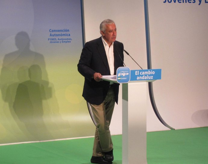 El Presidente Del PP-A Y Candidato A La Presidencia De La Junta, Javier Arenas