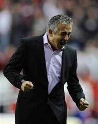 Fútbol.- Preciado: "La lucha nos ha dado el triunfo"