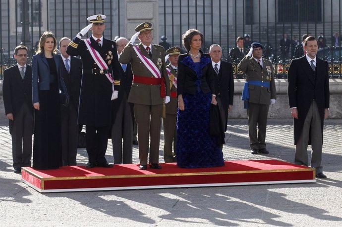 Los Reyes De España Presiden La Pascua Militar De 2012