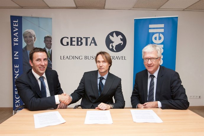 Carlos Ventura (Banco Sabadell) Y Marcel Forns (Gebta) Acuerdan La Visa Horizon