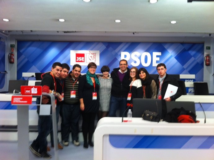 Juventudes Socialistas De La Región De Murcia En El Congreso Federal Del PSOE