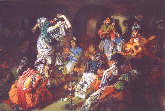 El Velatorio, De López Mezquita