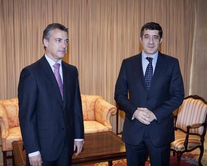 Patxi López con Iñigo Urkullu 