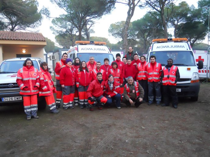 Voluntarios De Cruz Roja Participantes En Pingüinos