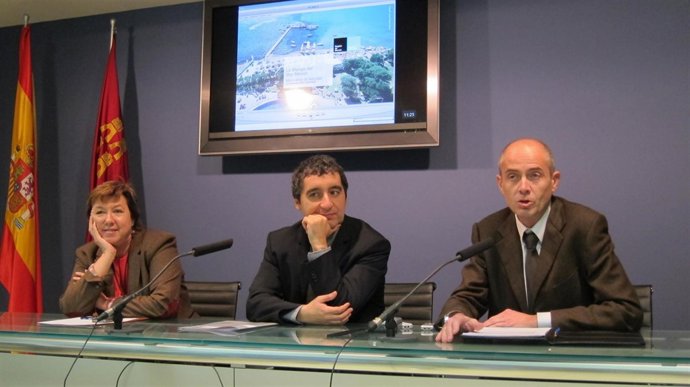 El Consejero De Cultura Y Turismo Junto Alcaldes De Cartagena Y San Javier