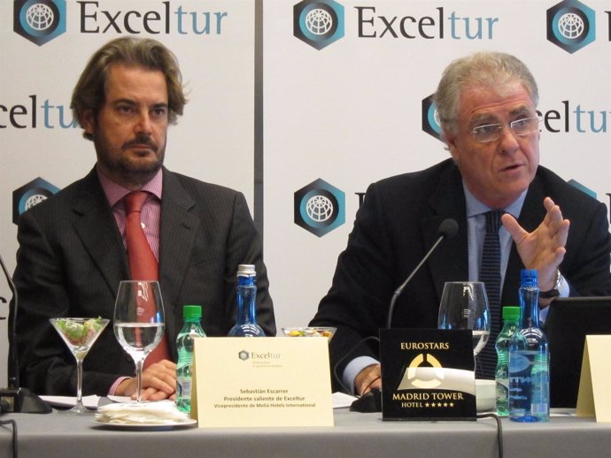 Sebastian Escarrer Y Jose Luis Zoreda, Presidente Y Vicepresidente De Exceltur